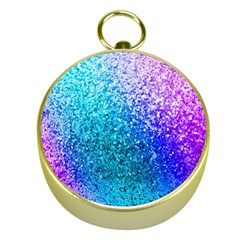 Rainbow Colors Colorful Pattern Gold Compasses