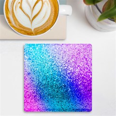 Rainbow Colors Colorful Pattern Uv Print Square Tile Coaster  by Posterlux