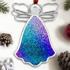 Rainbow Colors Colorful Pattern Metal Loving Angel Silver 