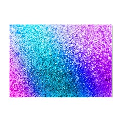 Rainbow Colors Colorful Pattern Crystal Sticker (a4) by Posterlux