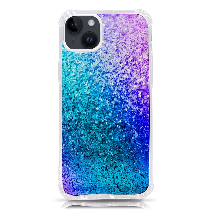 Rainbow Colors Colorful Pattern iPhone 14 Plus TPU UV Print Case