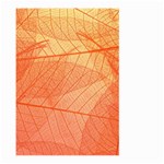 Abstract Texture Of Colorful Bright Pattern Of Transparent Leaves Of Orange And Yellow Color Large Garden Flag (Two Sides) Front