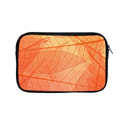 Abstract Texture Of Colorful Bright Pattern Of Transparent Leaves Of Orange And Yellow Color Apple Macbook Pro 13  Zipper Case