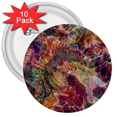 Blended Symmetry 3  Buttons (10 Pack) 