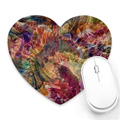 Blended Symmetry Heart Mousepad