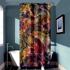 Blended Symmetry Shower Curtain 36  X 72  (stall)  by kaleidomarblingart