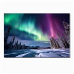 Northern Lights Aurora Night Nature Postcard 4 x 6  (Pkg of 10) Front