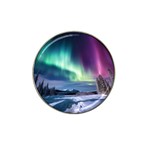 Northern Lights Aurora Night Nature Hat Clip Ball Marker (10 pack) Front