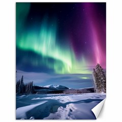 Northern Lights Aurora Night Nature Canvas 12  X 16 