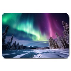 Northern Lights Aurora Night Nature Large Doormat