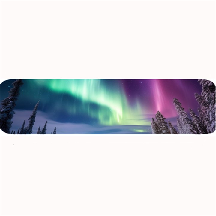 Northern Lights Aurora Night Nature Large Bar Mat