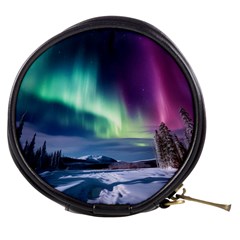 Northern Lights Aurora Night Nature Mini Makeup Bag