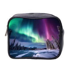 Northern Lights Aurora Night Nature Mini Toiletries Bag (two Sides)