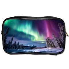 Northern Lights Aurora Night Nature Toiletries Bag (two Sides)