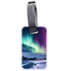 Northern Lights Aurora Night Nature Luggage Tag (two Sides)