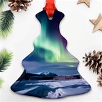 Northern Lights Aurora Night Nature Ornament (Christmas Tree)  Front