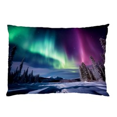 Northern Lights Aurora Night Nature Pillow Case (two Sides)