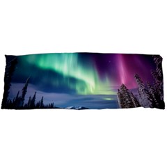 Northern Lights Aurora Night Nature 21 x60  Body Pillow Case Dakimakura (two Sides)