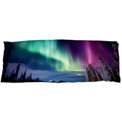 Northern Lights Aurora Night Nature 15 x40  Body Pillow Case Dakimakura (two Sides)