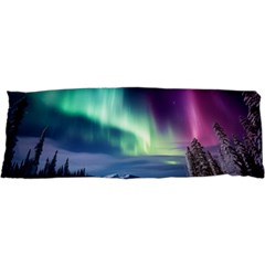 Northern Lights Aurora Night Nature 17 x47  Body Pillow Case Dakimakura (two Sides)