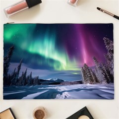 Northern Lights Aurora Night Nature Cosmetic Bag (xxl)