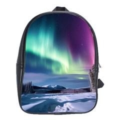 Northern Lights Aurora Night Nature School Bag (xl)