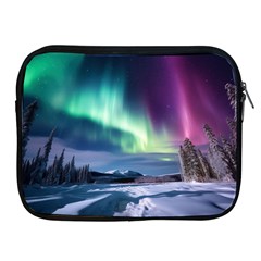 Northern Lights Aurora Night Nature Apple Ipad 2/3/4 Zipper Cases