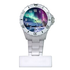 Northern Lights Aurora Night Nature Plastic Nurses Watch