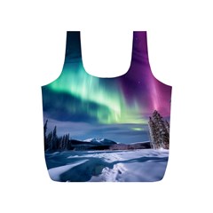 Northern Lights Aurora Night Nature Full Print Recycle Bag (s)