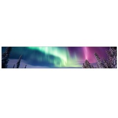 Northern Lights Aurora Night Nature Large Premium Plush Fleece Scarf 