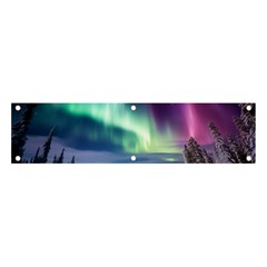 Northern Lights Aurora Night Nature Banner And Sign 4  X 1 