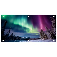 Northern Lights Aurora Night Nature Banner And Sign 4  X 2 