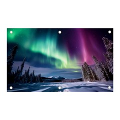 Northern Lights Aurora Night Nature Banner And Sign 5  X 3 