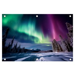 Northern Lights Aurora Night Nature Banner And Sign 6  X 4 