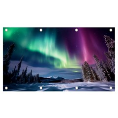 Northern Lights Aurora Night Nature Banner And Sign 7  X 4 