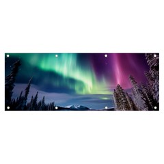 Northern Lights Aurora Night Nature Banner And Sign 8  X 3 