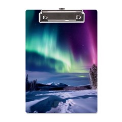 Northern Lights Aurora Night Nature A5 Acrylic Clipboard