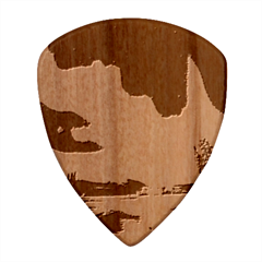 Northern Lights Aurora Night Nature Wood Guitar Pick (set Of 10)