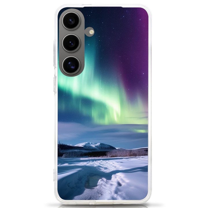 Northern Lights Aurora Night Nature Samsung Galaxy S24 Ultra 6.9 Inch TPU UV Case