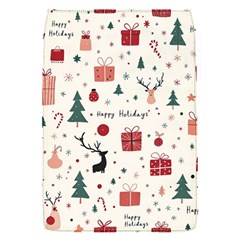 Happy Holiday Xmas Christmas Pattern Removable Flap Cover (s)