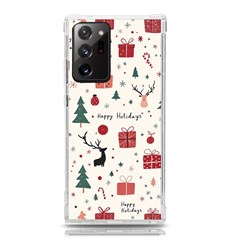 Happy Holiday Xmas Christmas Pattern Samsung Galaxy Note 20 Ultra Tpu Uv Case by Paksenen