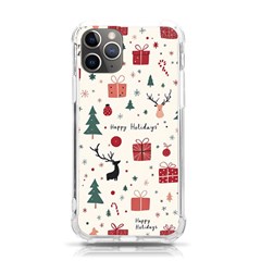 Happy Holiday Xmas Christmas Pattern Iphone 11 Pro 5 8 Inch Tpu Uv Print Case