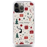 Happy Holiday Xmas Christmas Pattern iPhone 13 Pro Max TPU UV Print Case Front