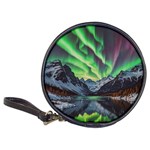 Lake Mountains Aorora Northern Lights Snow Classic 20-CD Wallets Front