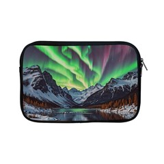 Lake Mountains Aorora Northern Lights Snow Apple Ipad Mini Zipper Cases