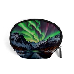 Lake Mountains Aorora Northern Lights Snow Accessory Pouch (small)