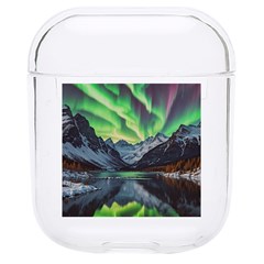 Lake Mountains Aorora Northern Lights Snow Hard Pc Airpods 1/2 Case by Paksenen