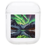 Lake Mountains Aorora Northern Lights Snow Soft TPU AirPods 1/2 Case Front