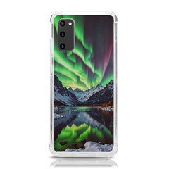 Lake Mountains Aorora Northern Lights Snow Samsung Galaxy S20 6 2 Inch Tpu Uv Case