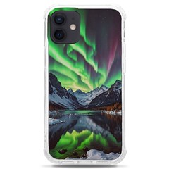 Lake Mountains Aorora Northern Lights Snow Iphone 12 Mini Tpu Uv Print Case	